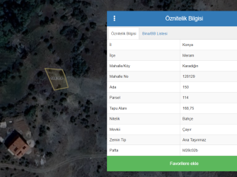 Konya Meramda Satılık Fırsat Tarla--3