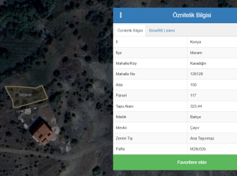 Konya Meramda Satılık Fırsat Tarla--1